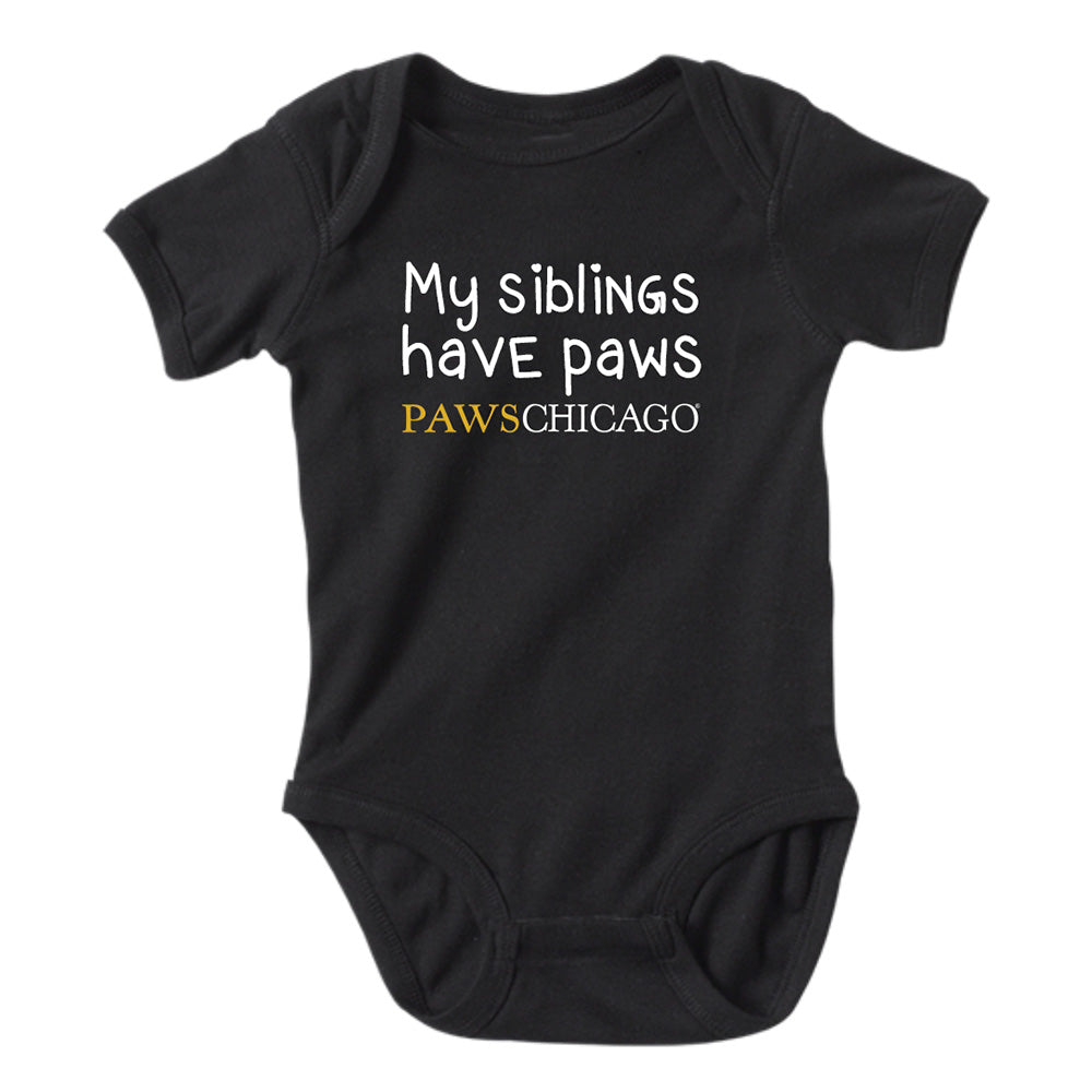 “My Siblings Have Paws” Onesie