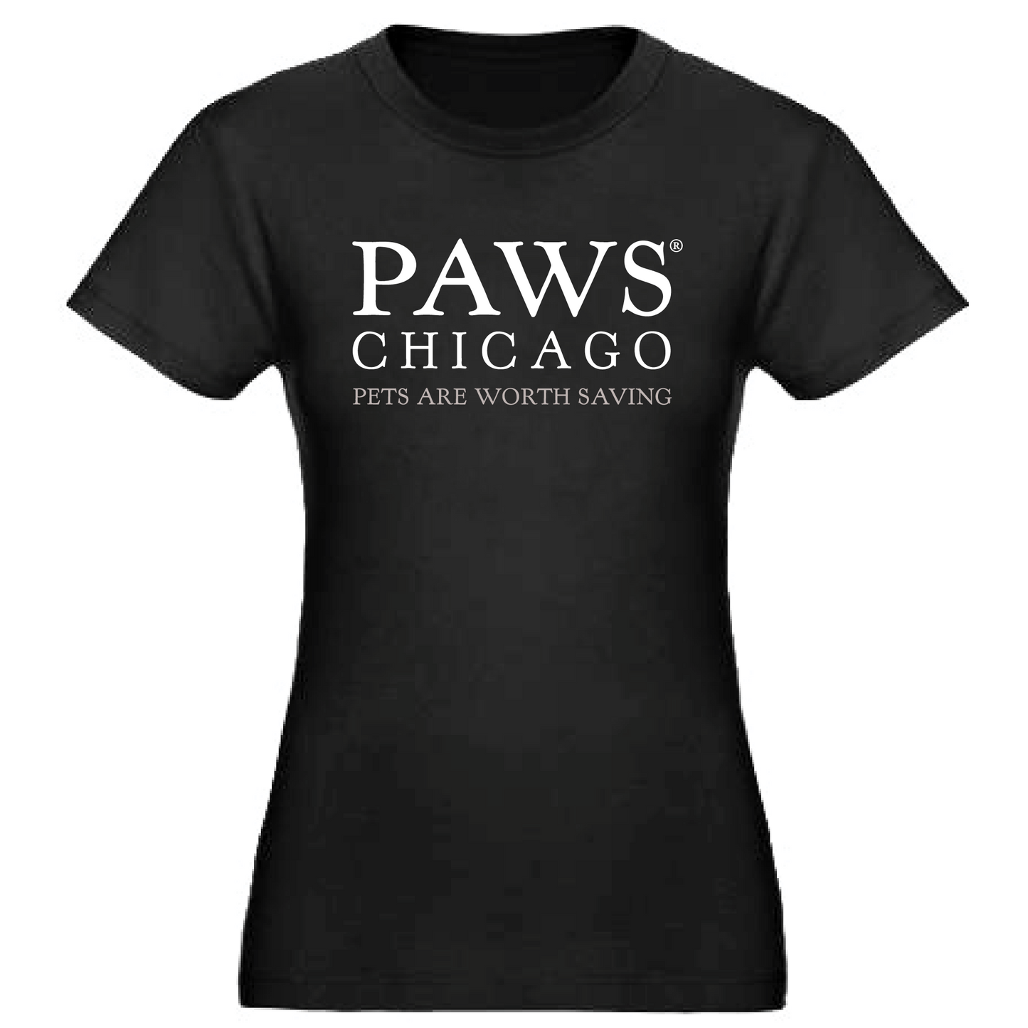 PAWS Women’s Fitted Short Sleeve T-Shirt