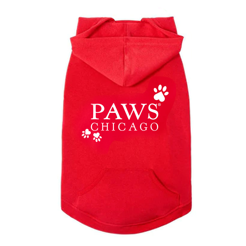 Heart PAWS Dog Hoodie