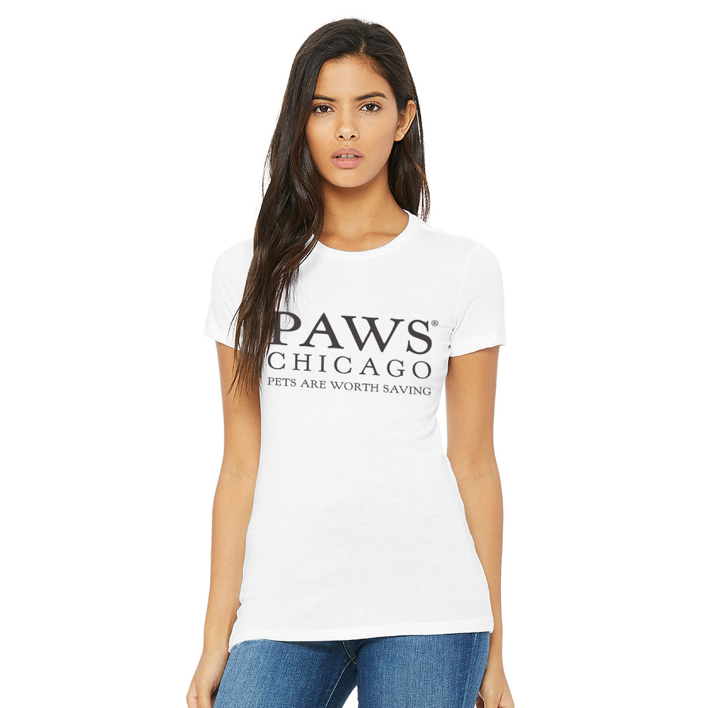 PAWS Women’s Fitted Short Sleeve T-Shirt